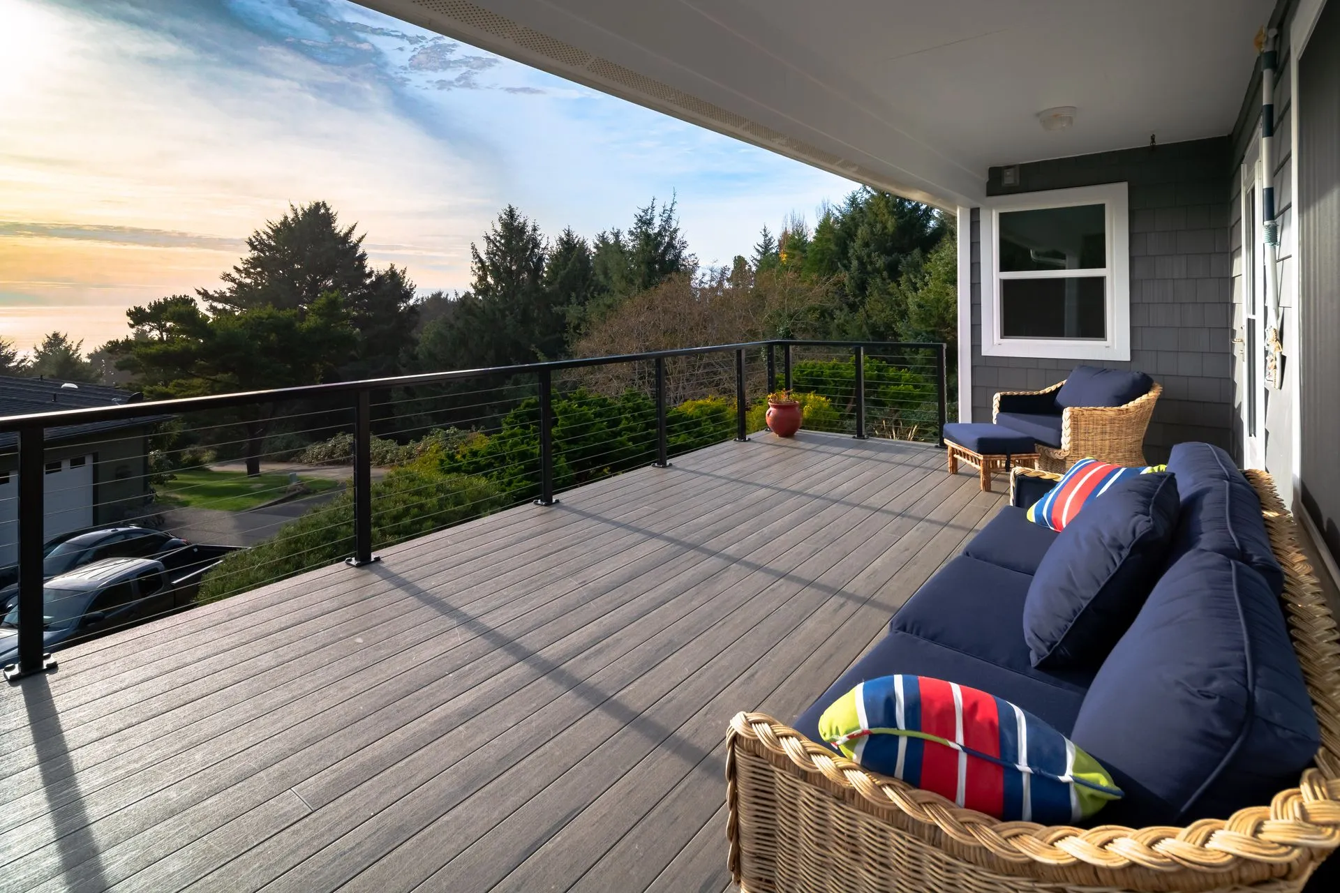 Vacation Rental in Cannon Beach, Anchor's Retreat porch